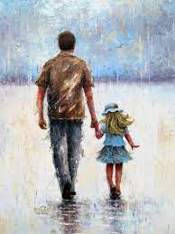 Father Daughter Art Print, dad daughter paintings, walking with dad rain  wall art, father's day gift for dad, brunette girl, Vickie Wade Art |  Stampe d'arte, Foto padre e figlia, Dipingere idee