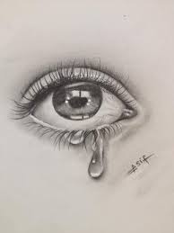 Tears Drawing, Pencil, Sketch, Colorful, Realistic Art Images | Drawing  Skill