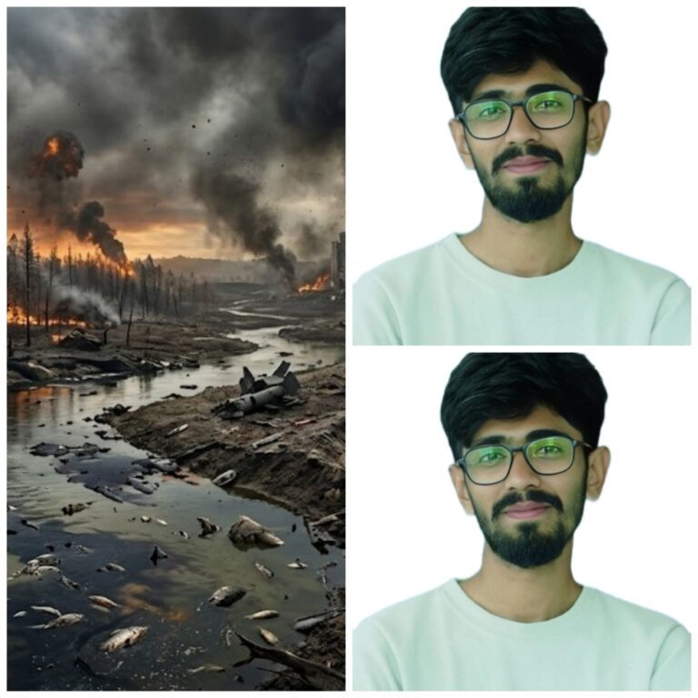 “ನನ್ನ ಪಡೆಯಲು, ನನ್ನನ್ನೇ ಕೊಲ್ಲುತ್ತಿರುವರು”(ಭೂತಾಯಿಯ ಮನದಾಳದ ಮಾತು)ಪೃಥ್ವಿರಾಜ್ ಟಿ ಬಿ