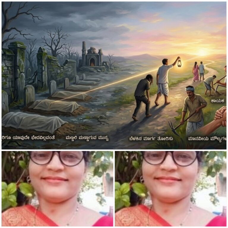 ಕಲ್ಪನಾ ಎಸ್ ಪಾಟೀಲ ಅವರ ಕವಿತೆ “ಮಣ್ಣಿಗೆ ಭೇದವಿಲ್ಲ”