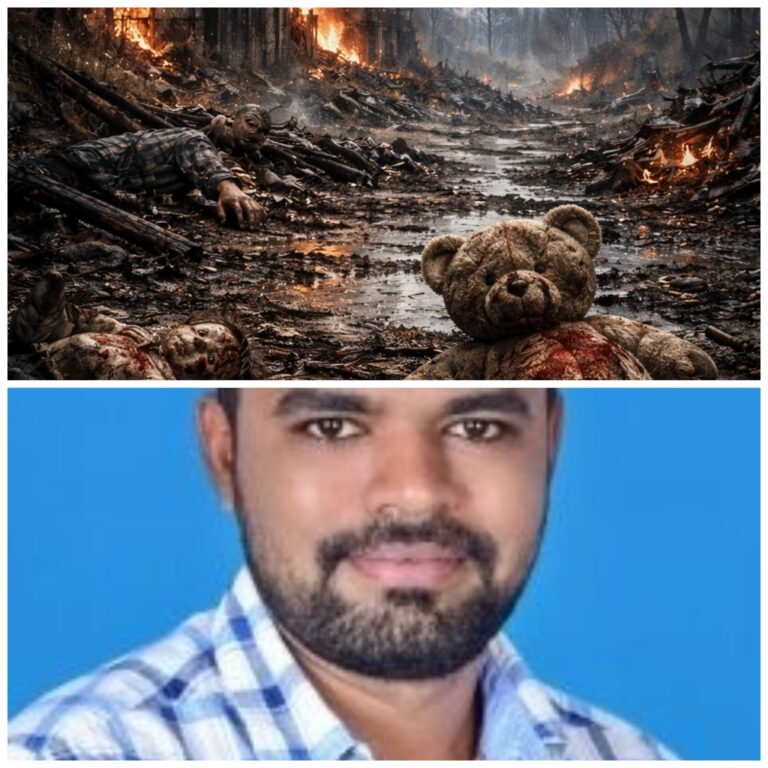 ನಾಗೊಂಡಹಳ್ಳಿ ಸುನಿಲ್ ಅವರ ಕವಿತೆ “ಯುದ್ಧಕ್ಕೆ ಗೆದ್ದಲು ಹಿಡಿಯಲಿ”