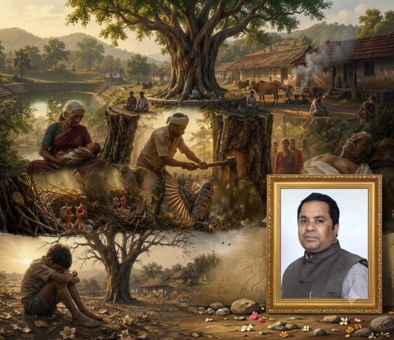 ಡಾ. ನಟರಾಜ್ ಆರ್ಯ ಅವರ ಕವಿತೆ “ಅರಳಿಯ ನೆರಳು”