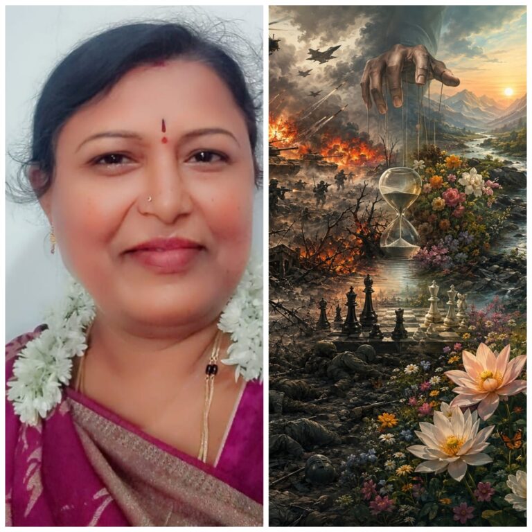 ಅನ್ನಪೂರ್ಣ ಪದ್ಮಸಾಲಿ ಅವರ ಕವಿತೆ “ಹೂವು ಮತ್ತು ಕದನ”