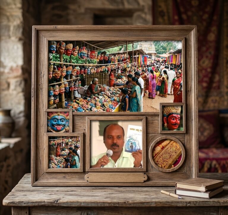 ನಾಮದೇವ ಕಾಗದಗಾರ ಅವರ ಹನಿಗಳು “ಮುಖವಾಡಗಳ ಸಂತೆ”  